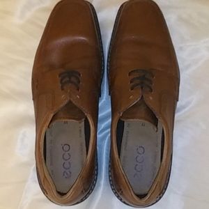 Ecco Mens European Shoes With No Tie Laces